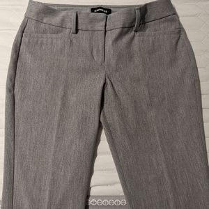 Express Grey Columnist Low Rise Bootcut Pant